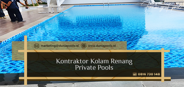 Kontraktor kolam renang minimalis