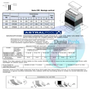 Transformer-lampu-kolam